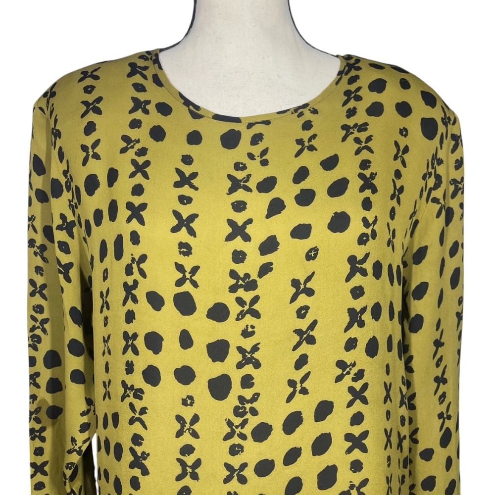 Ann May Silk Print Blouse - Picture 4 of 5